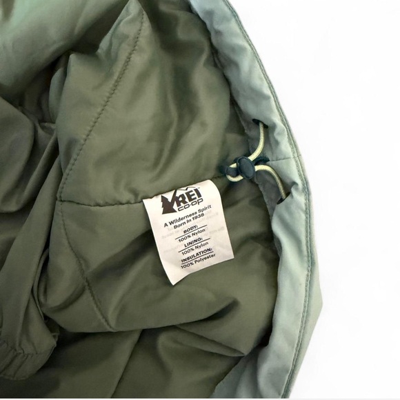 REI CO-OP Gorpcore Light Green Hooded Windbreaker unisex size XXL. - Picture 6 of 7